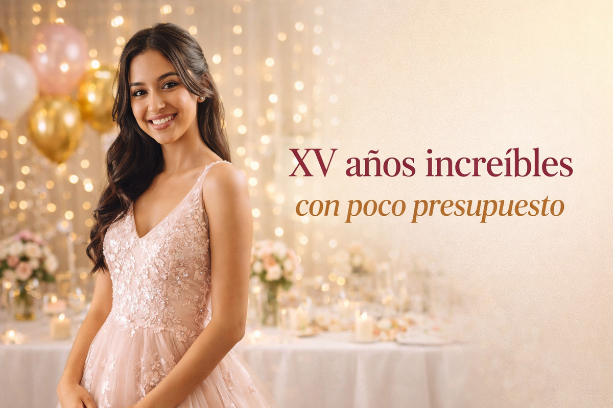 Cómo hacer tus XV años con poco presupuesto (sin que se vean baratos)