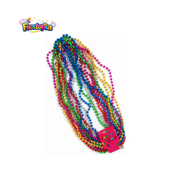 Pack de 12 Collares de Perla para Fiesta