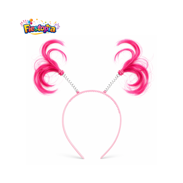 Pack de 12 Diademas de Perrito Color Rosa para Fiesta