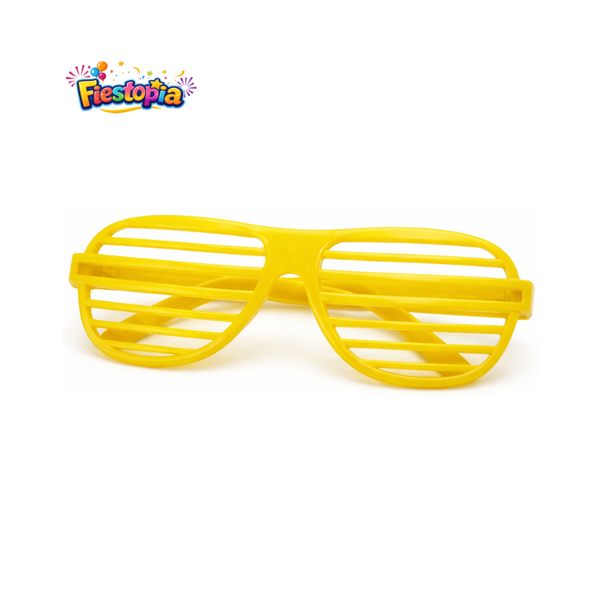 Pack de 12 Lentes para Fiesta Color Amarillo
