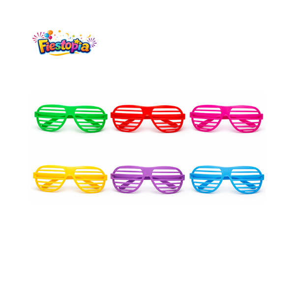 Pack de 12 Lentes para Fiesta Colores Surtidos