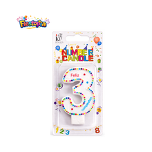 Velas de Número 0 al 9 para Pastel “Feliz Cumpleaños” Multicolor