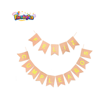 Pack de 12 Banderines “Feliz Cumpleaños” para Decoración